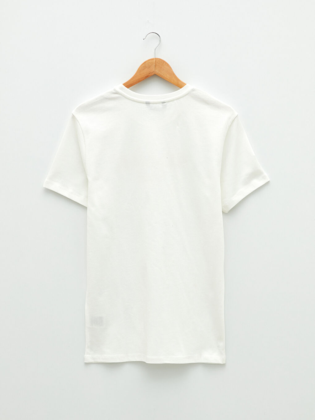 تيشيرت رجالي ياقة دائرية كم قصير مطبوع قطن ممشط-6