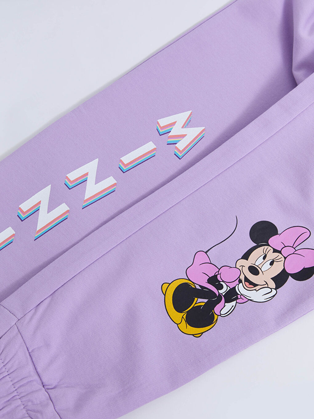 Elasticated Waist Minnie Mouse Printed Girls' Jogger Sweatpants-2