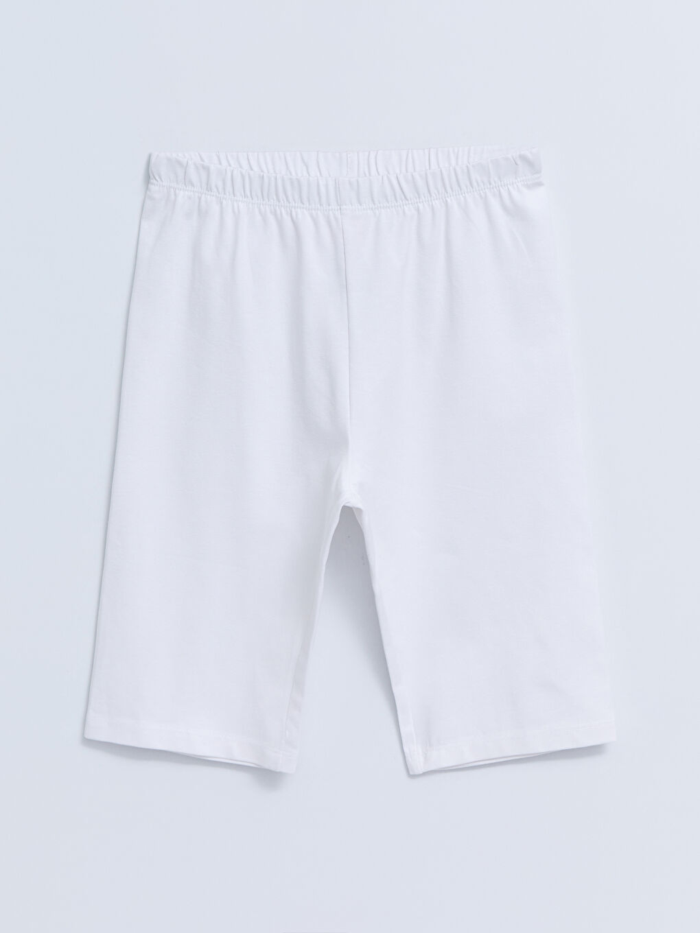 Elastic Waist Basic Cotton Girl Short Leggings