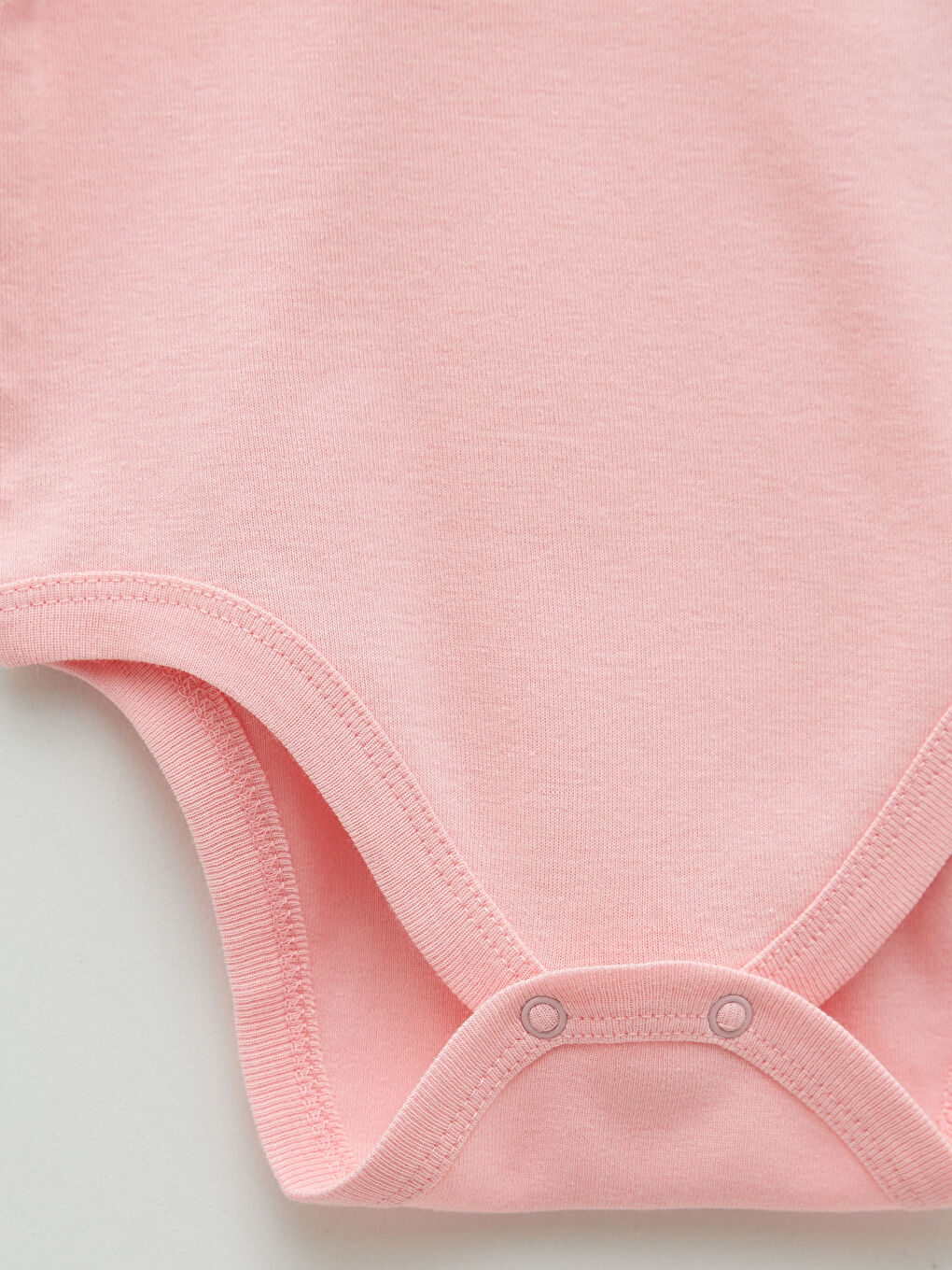 Crew Neck Short Sleeve Baby Girls' Snap Fastener Bodysuit 3-pack-8