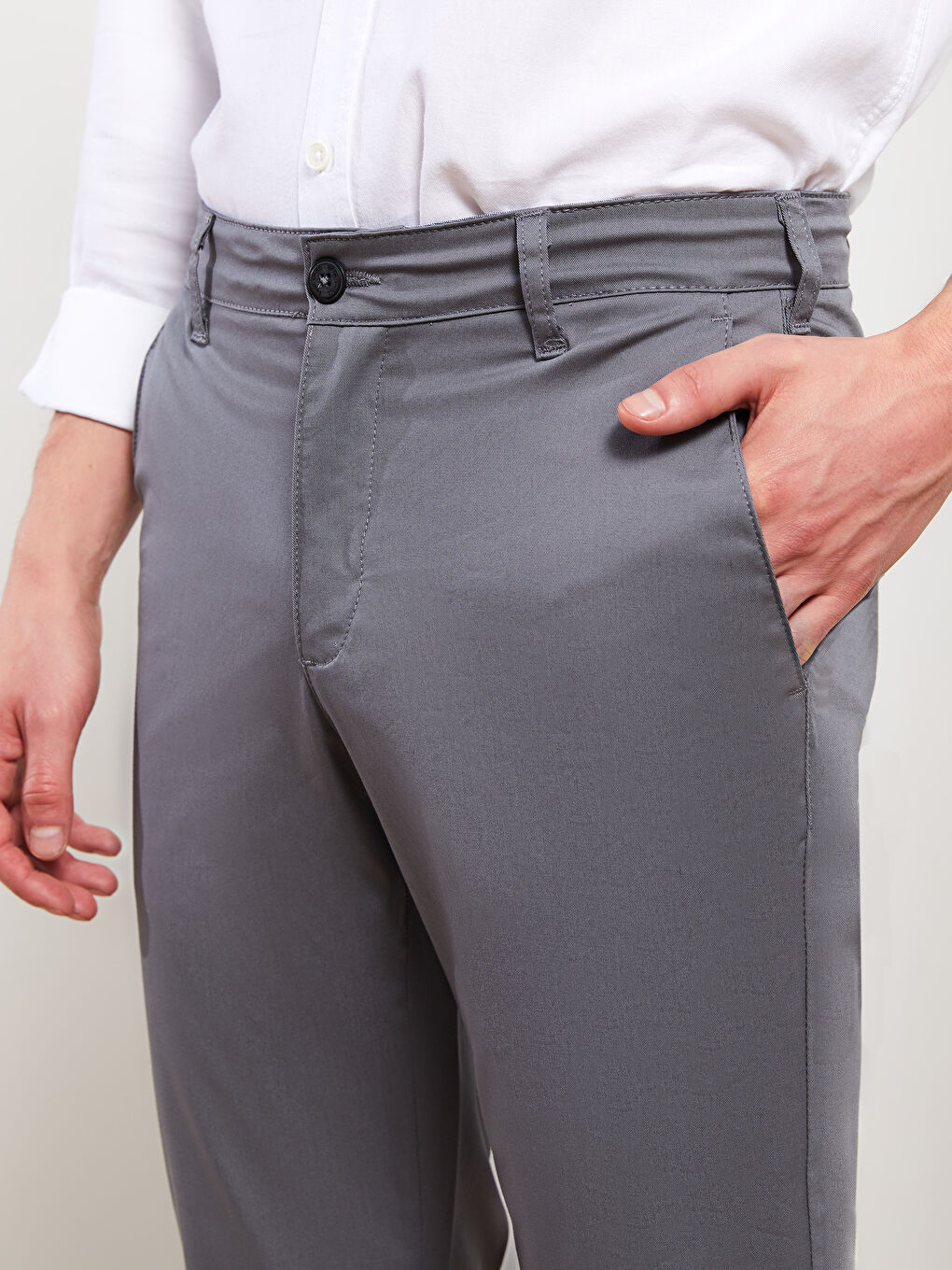 Muške slim-fit chino pantalone -S2BR65Z8-S2S