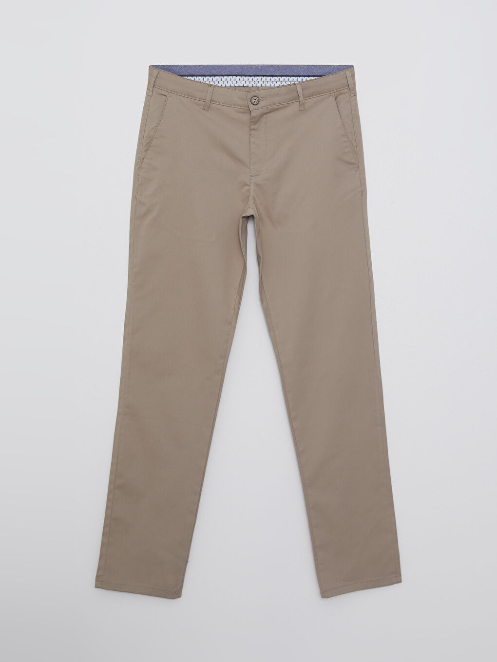 LCWAIKIKI Classic Slim Fit Gabardine Men's Chino Trousers -S2BR65Z8-S2R