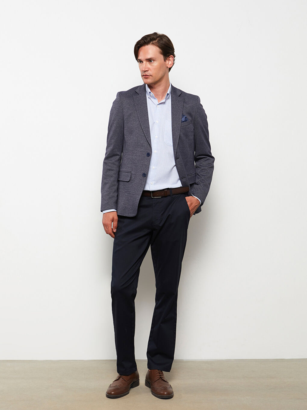 Брюки чино стандартного кроя для мужчин-1