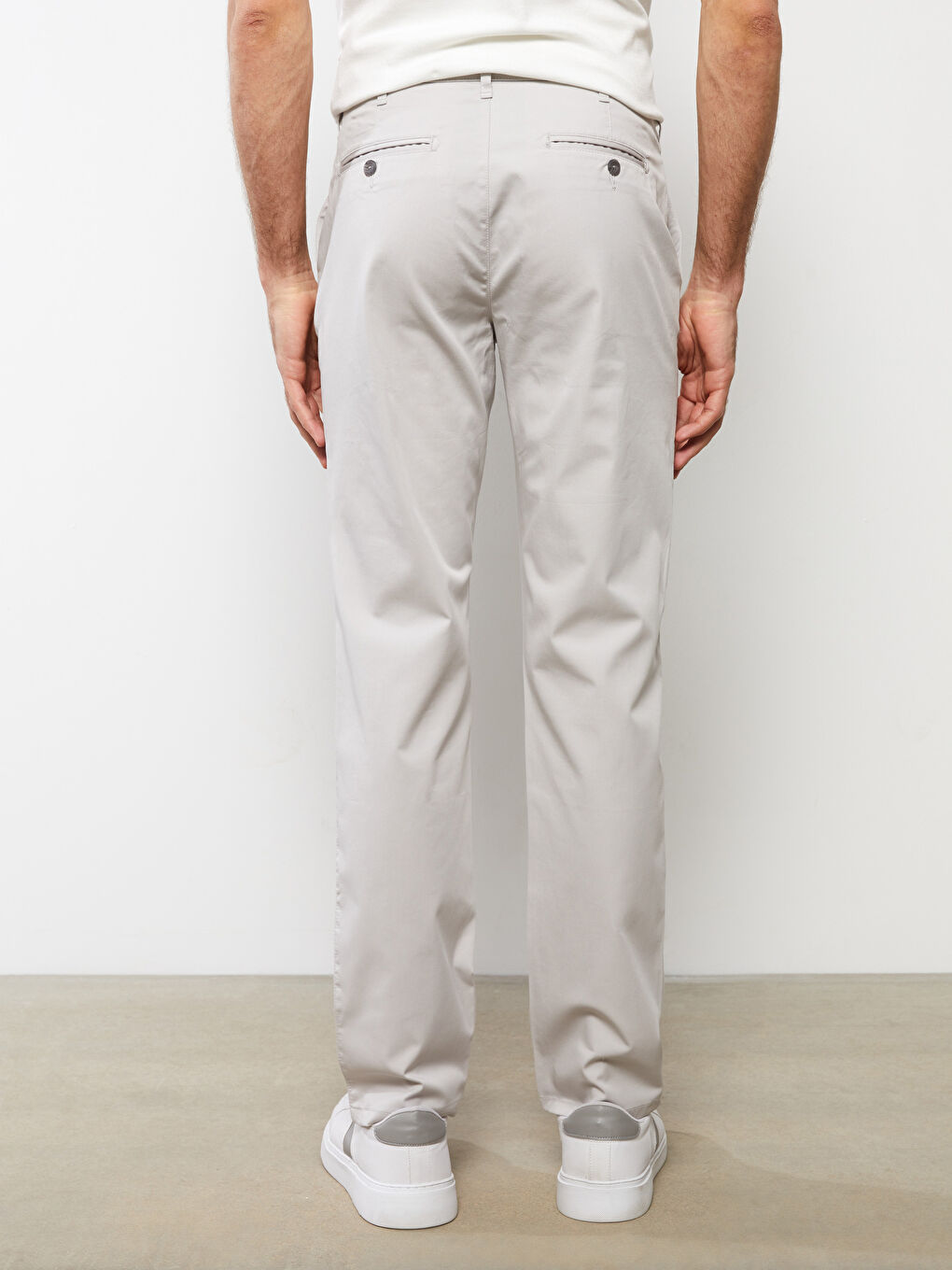 Standard Fit Men's Chino Trousers-4