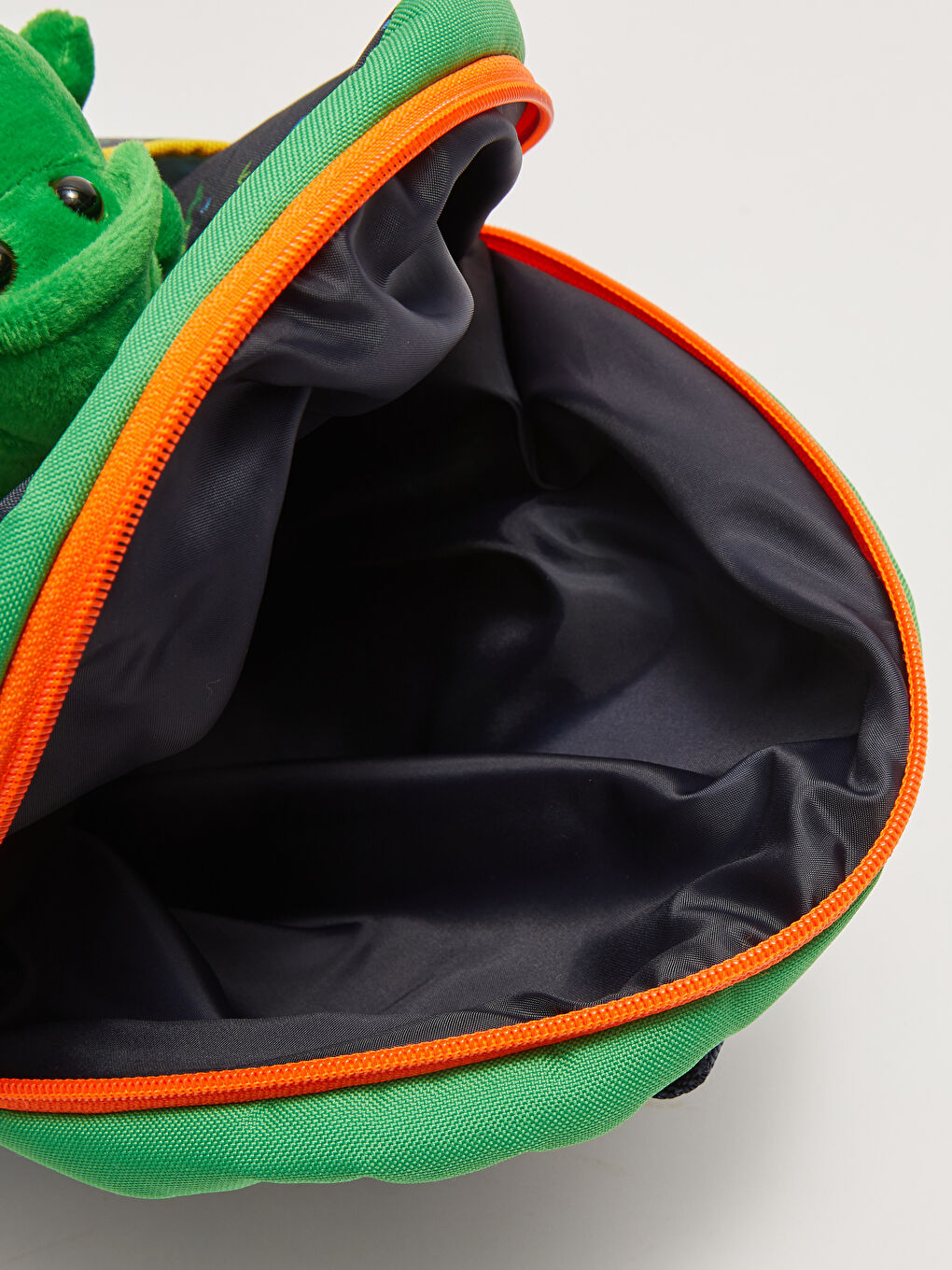 Lacivert Dinozor Oyuncaklı Baskılı Erkek Çocuk Sırt Çantası-5