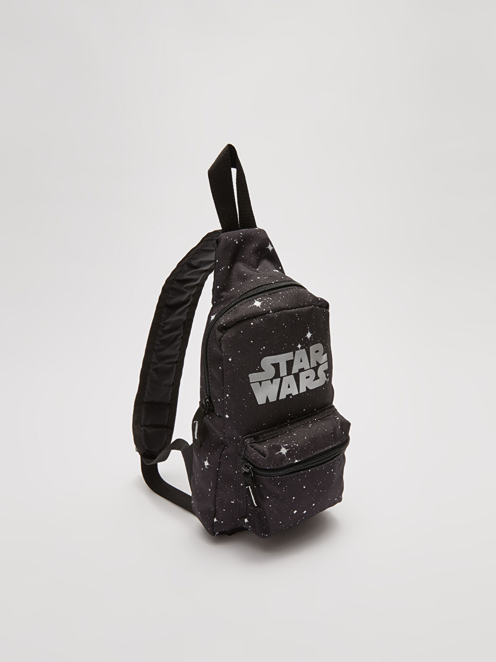 Siyah Star Wars Lisanslı Erkek Çocuk Sırt ve Göğüs Çantası-1
