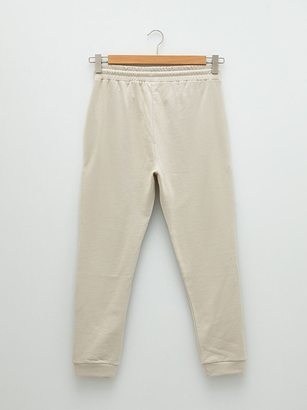 Bej Standart Kalıp Erkek Eşofman Altı-7