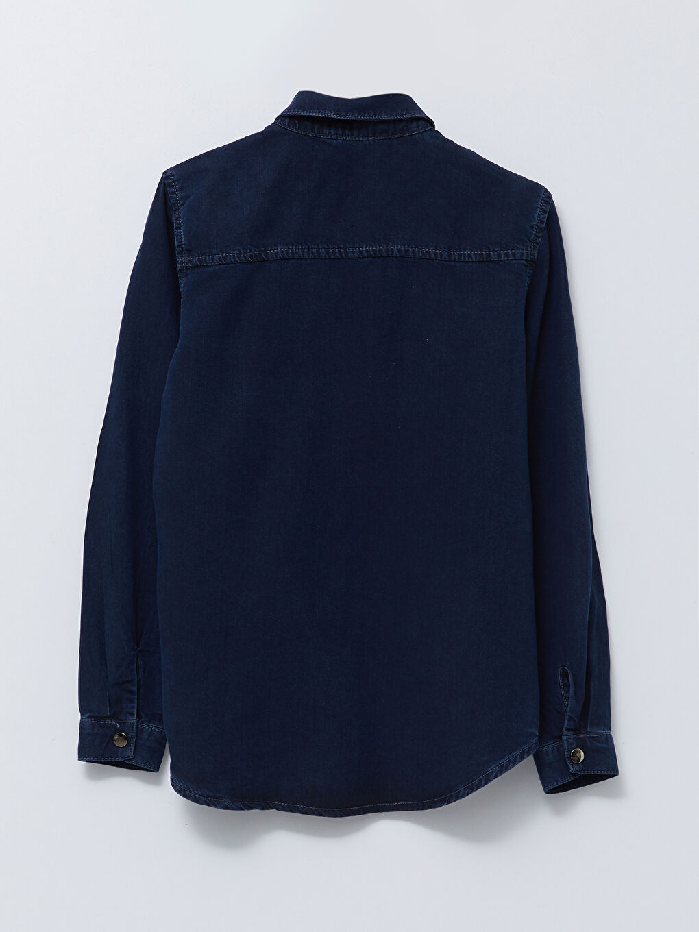 Cămașă Rodeo din Denim pentru Femei cu Mânecă Lungă și Închidere cu Nasturi în Față-6