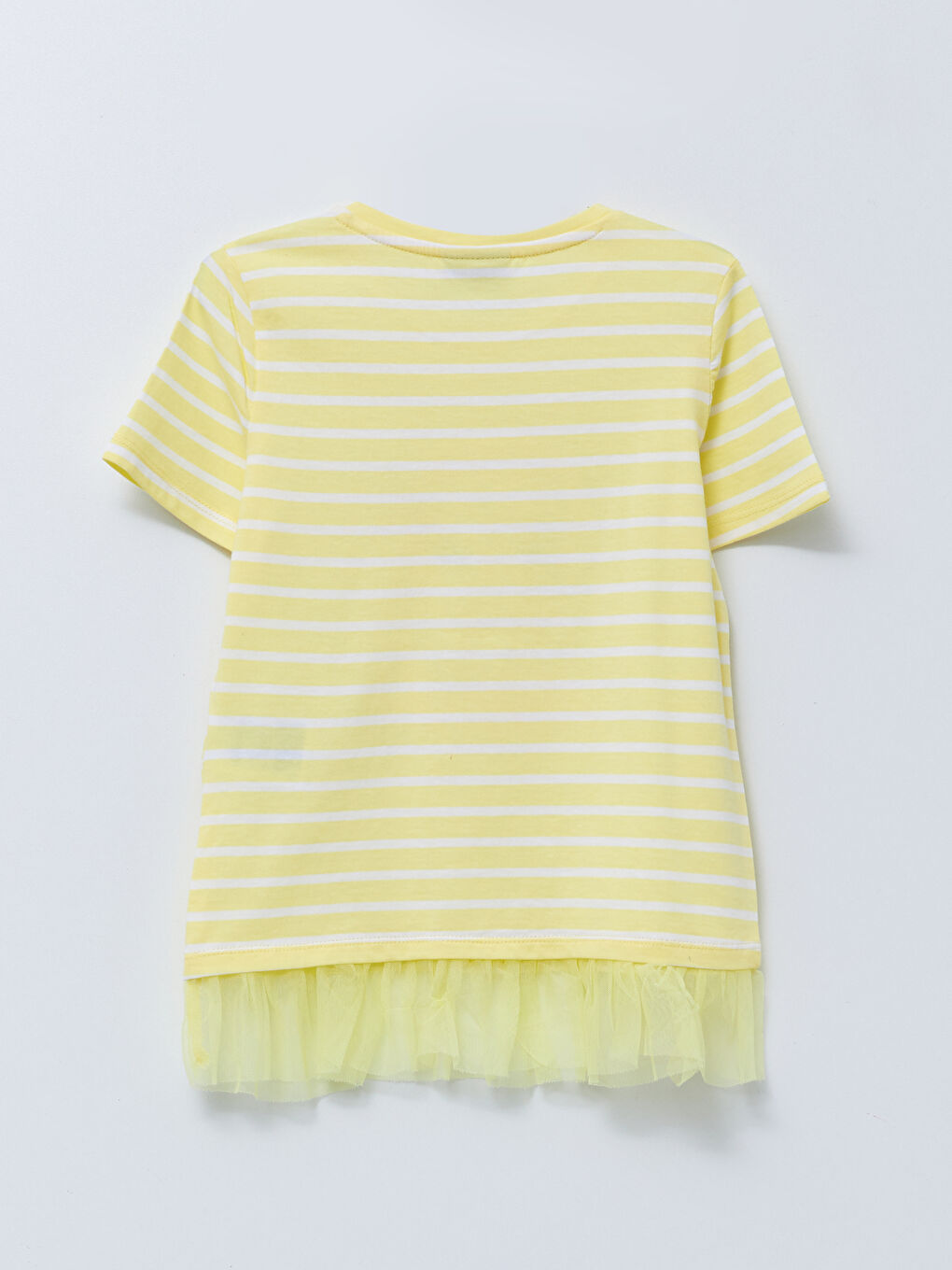 Crew Neck Printed Short Sleeve Girls' T-Shirt-1