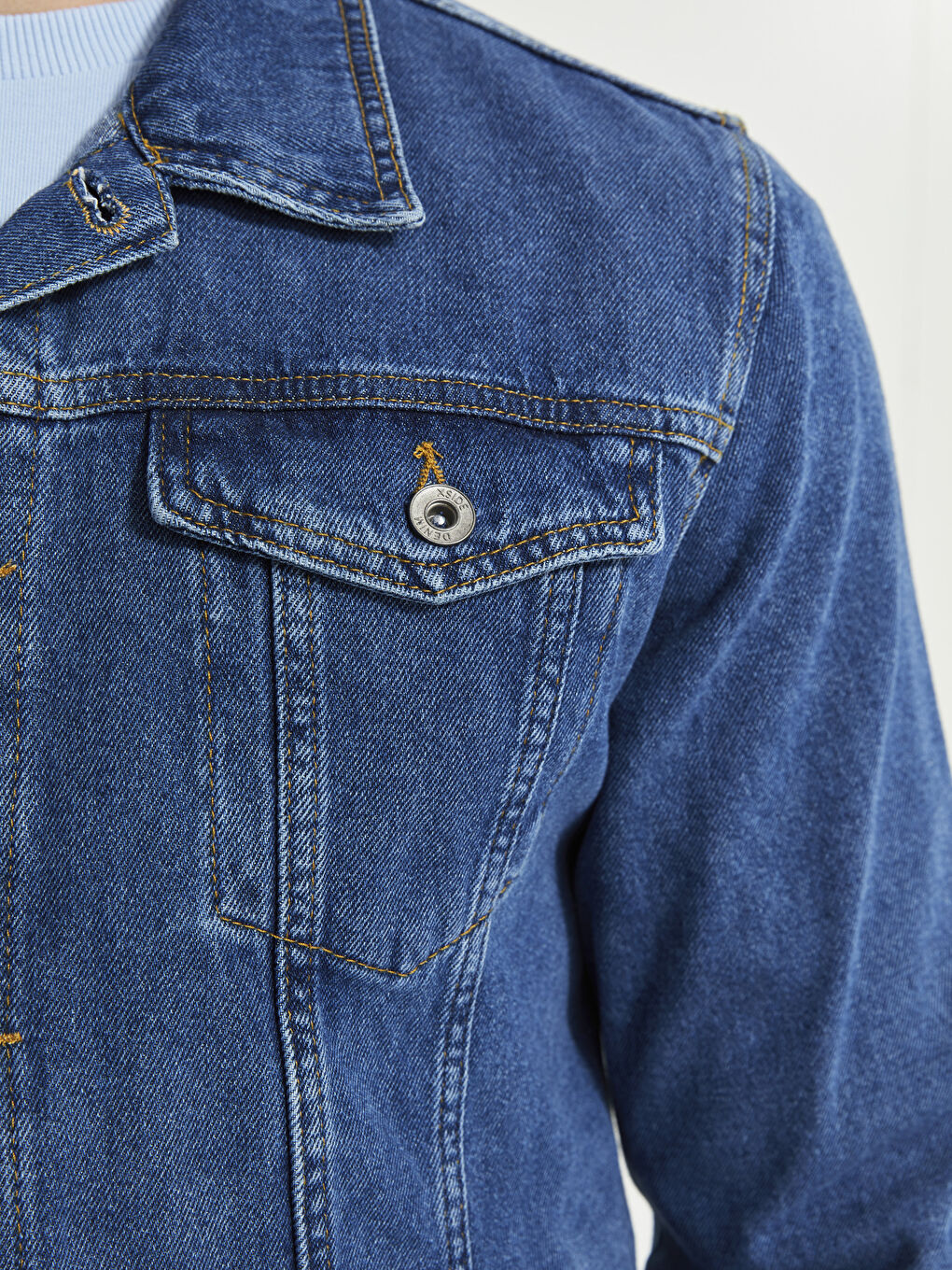 Jakna od teksasa standardnog kroja za muškarce-4