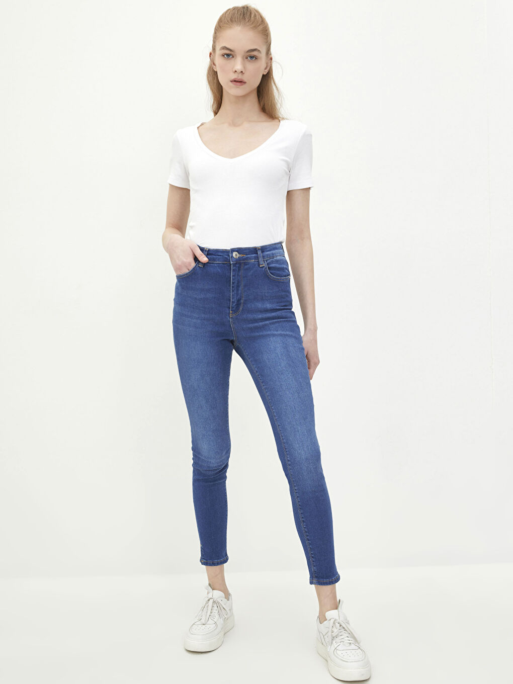 High Waisted Jupiter Super Skinny Fit Women's Jeans