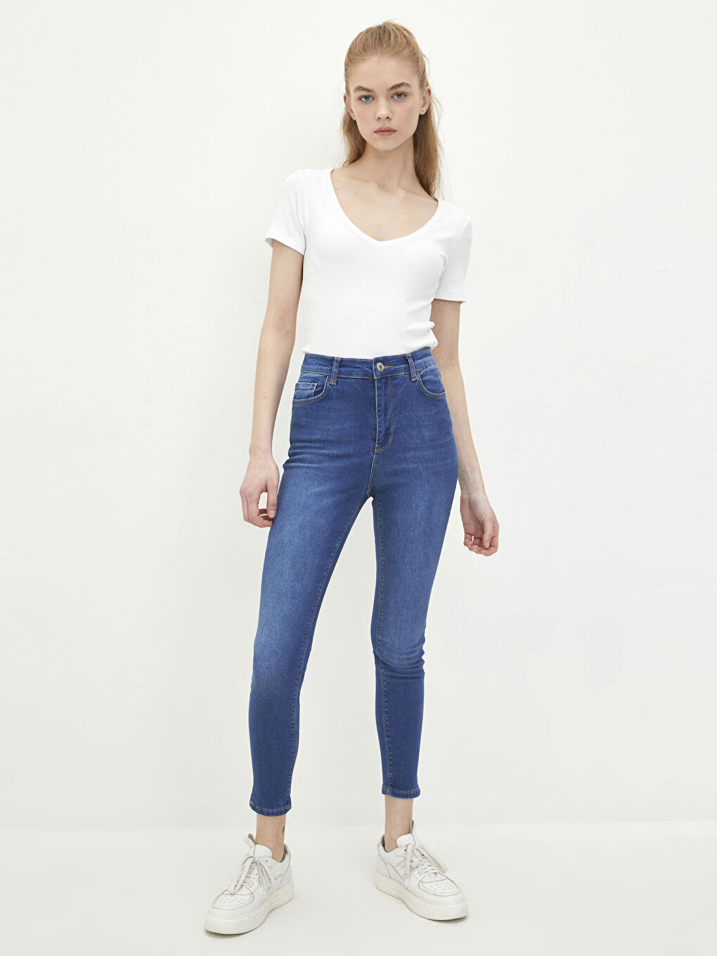 High Waisted Jupiter Super Skinny Fit Women's Jeans-1