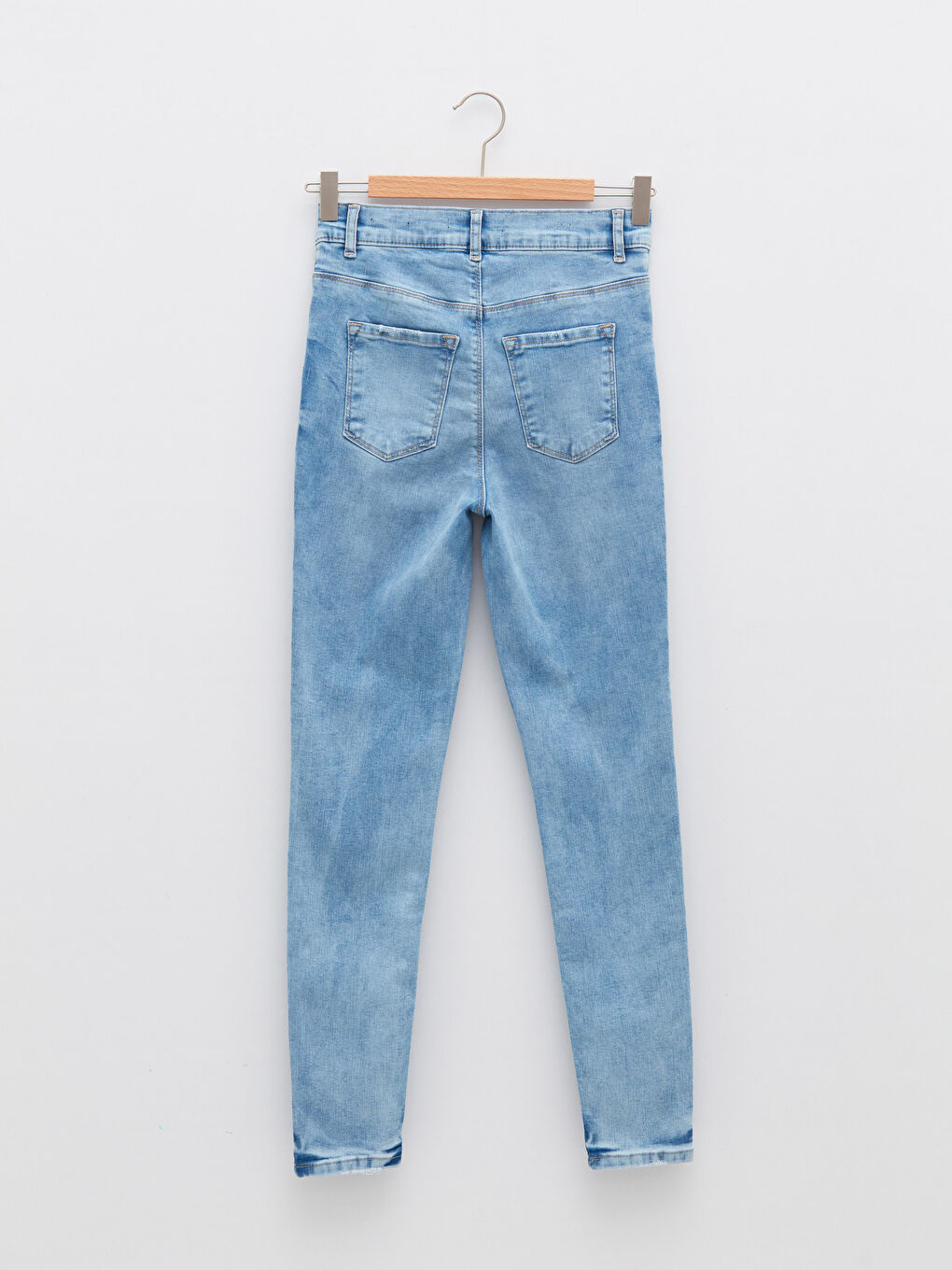 LCW Jeans Koyu Rodeo Yüksek Bel Jüpiter Süper Skinny Fit Kadın Jean Pantolon - 6