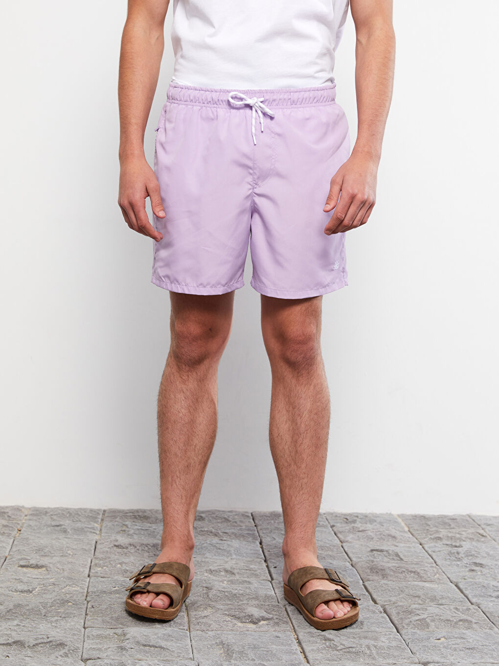 Men's Short Embroidered Shorts -S2BT91Z8-KYB
