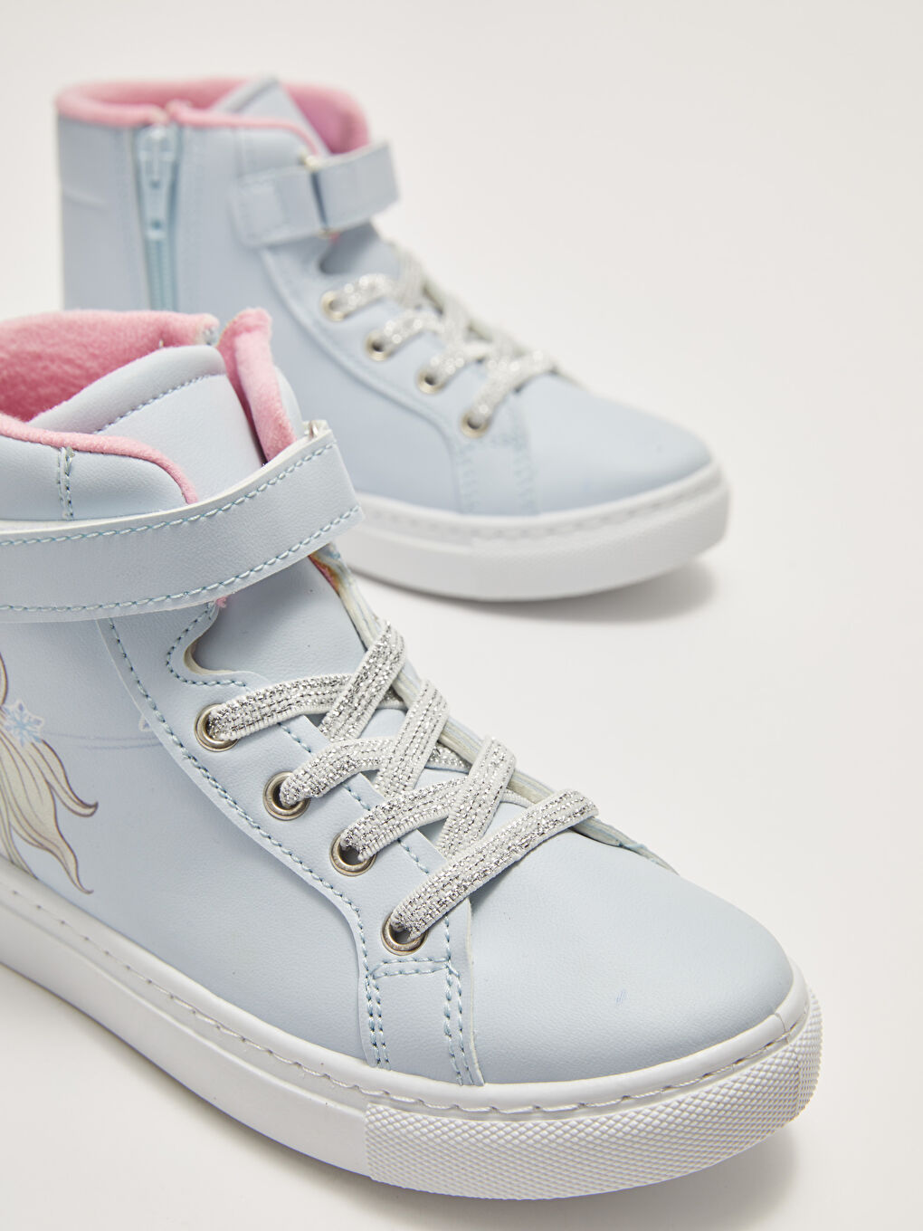 أحذية رياضية برقبة للأطفال البنات مرخصة من Frozen-2