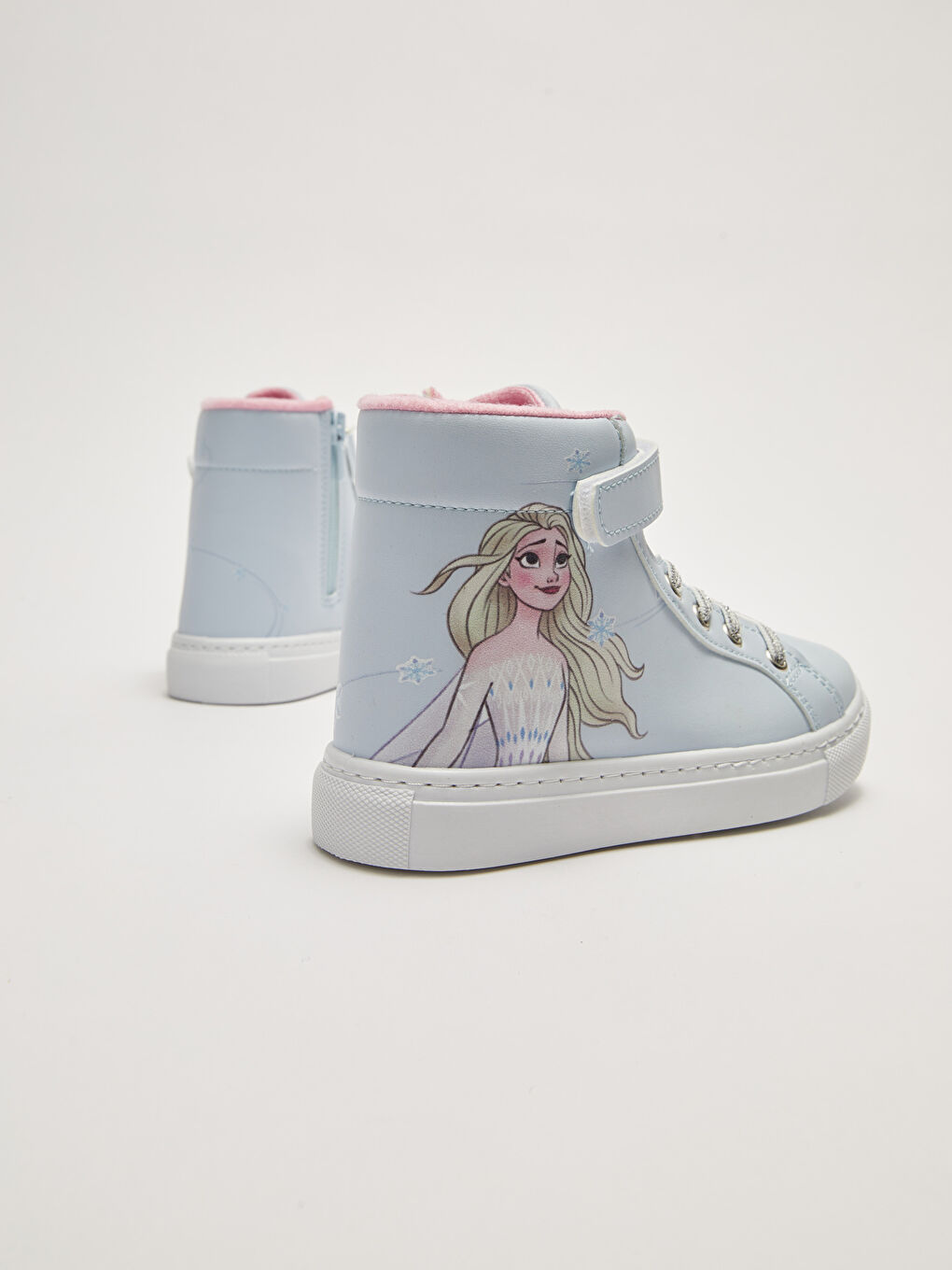 أحذية رياضية برقبة للأطفال البنات مرخصة من Frozen-4