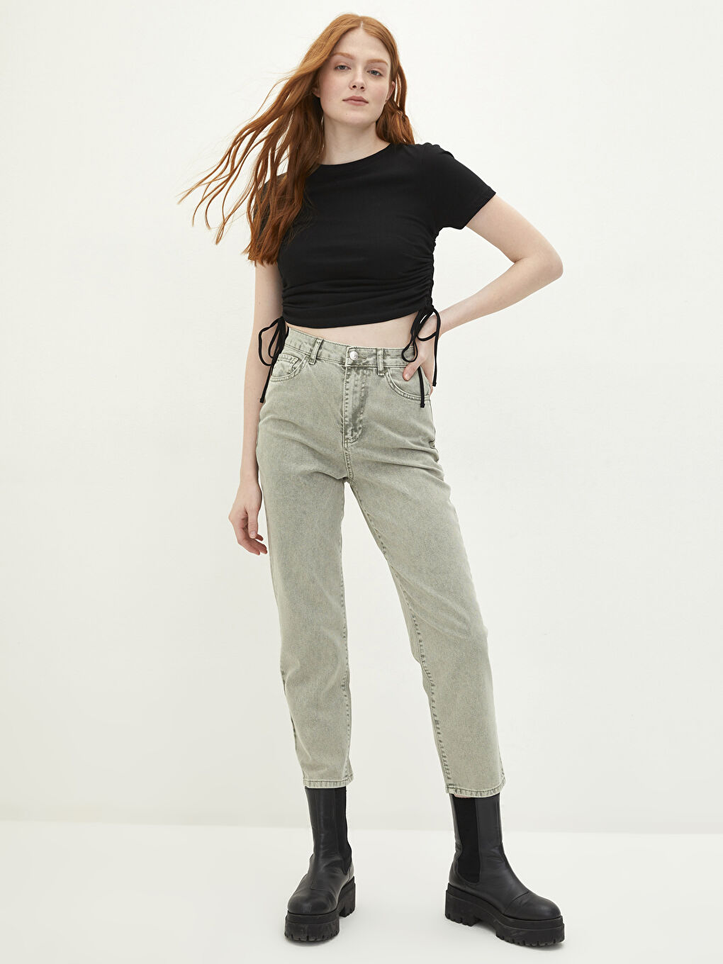 High Waist Standard Fit Pocket Detailed Women's Rodeo Jeans