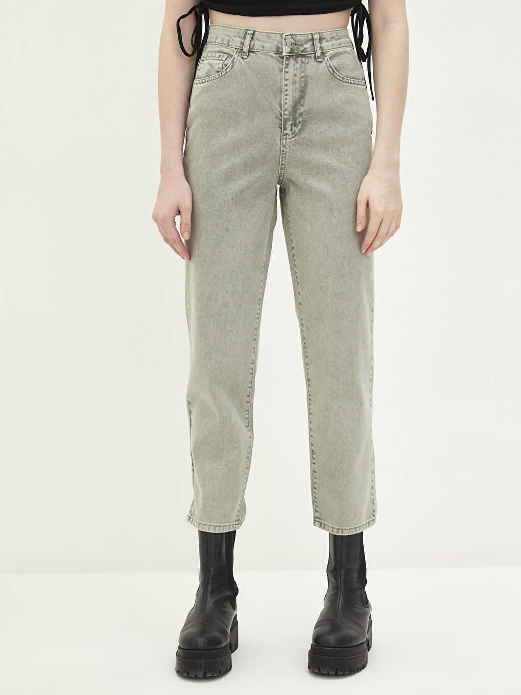 High Waist Standard Fit Pocket Detailed Women's Rodeo Jeans-2