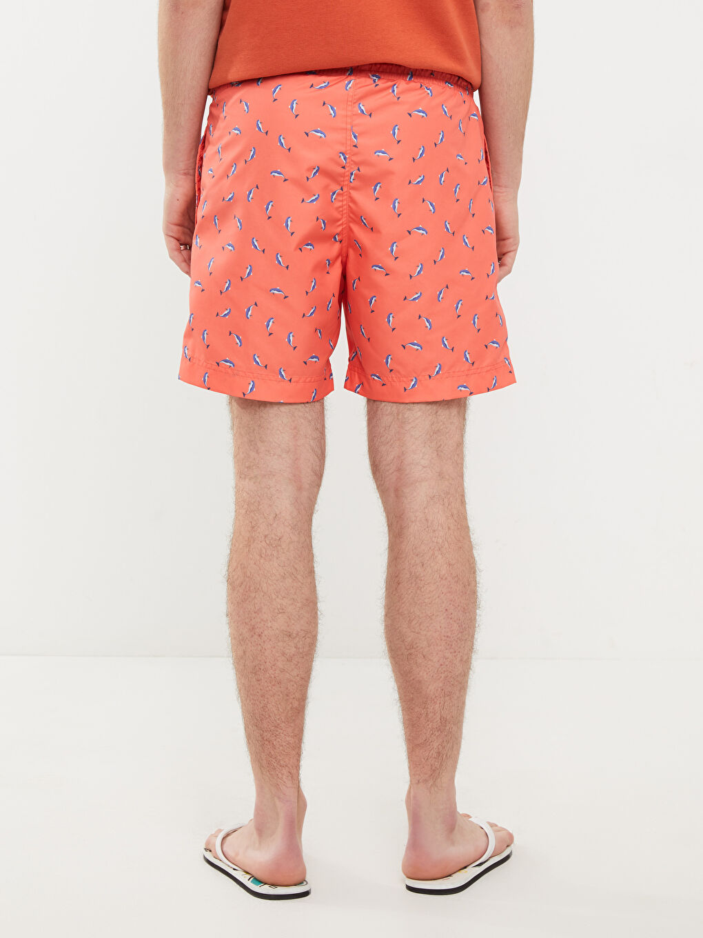 Knee-Length Boy Patterned Men's Swim Shorts -S2BU51Z8-SDN