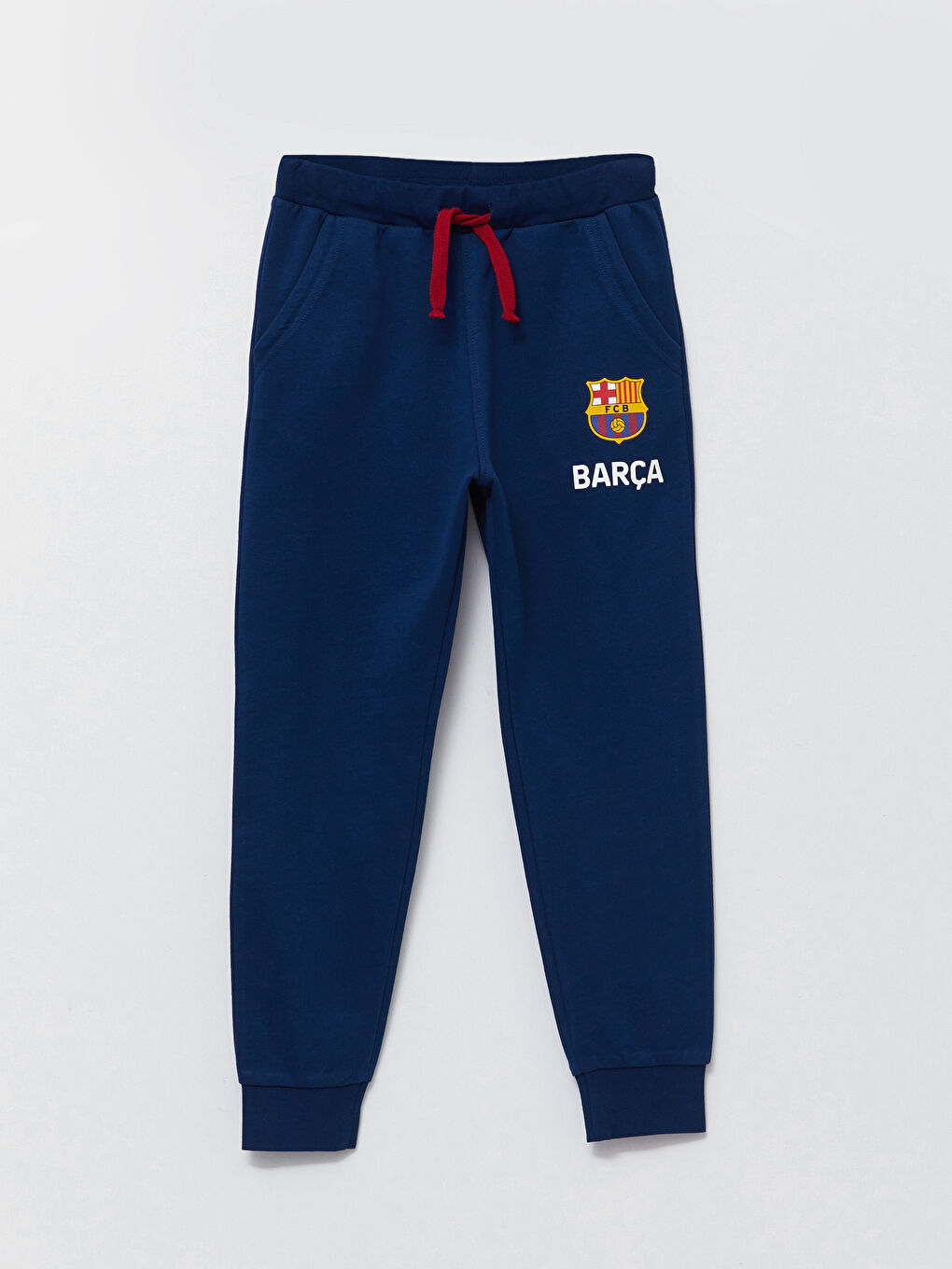بنطلون رياضي بخصر مرن مطبوع برشلونة للأولاد