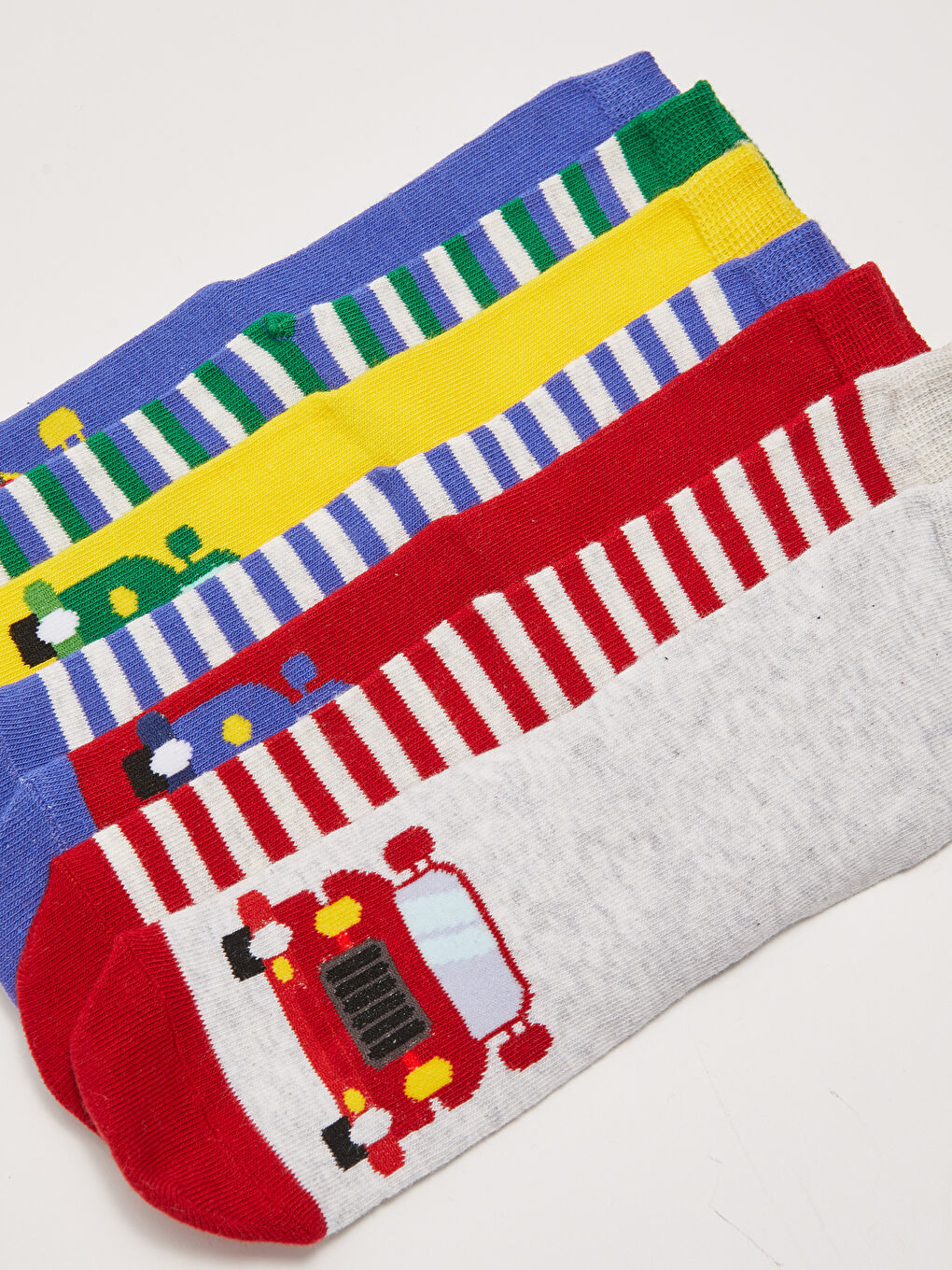 Patterned Boys' Ankle Socks 7 Pack -S2BV02Z4-K00