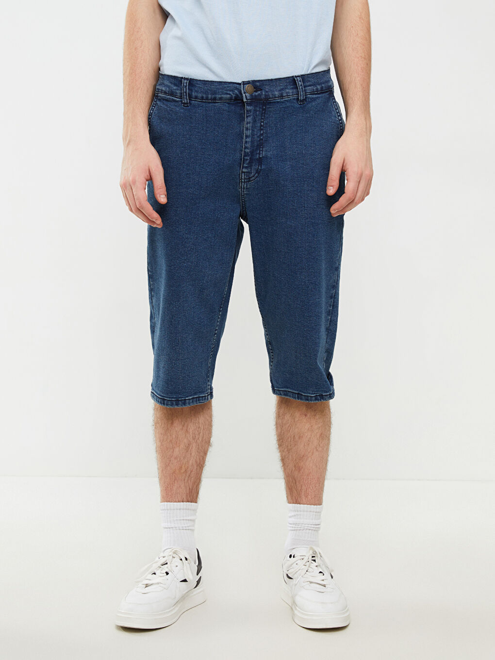 Šorts standardnog kroja za muškarce od teksasa-2