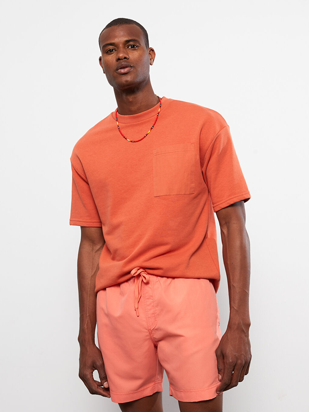 Mercan Kısa Boy Basic Erkek Deniz Şortu-1