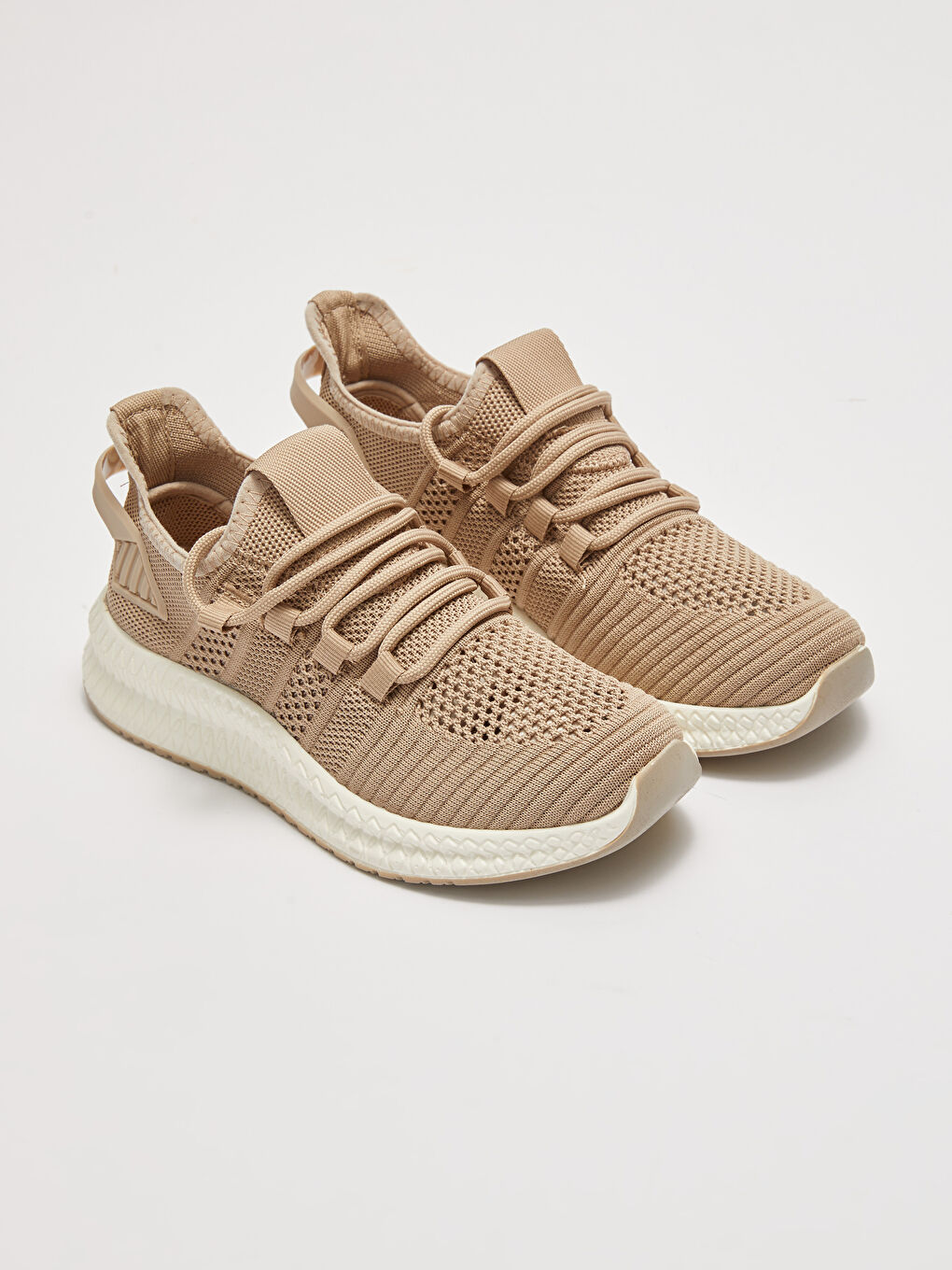 Кроссовки Женские С Деталями Из Сетчатой Ткани На Шнуровке Для Активного Спорта