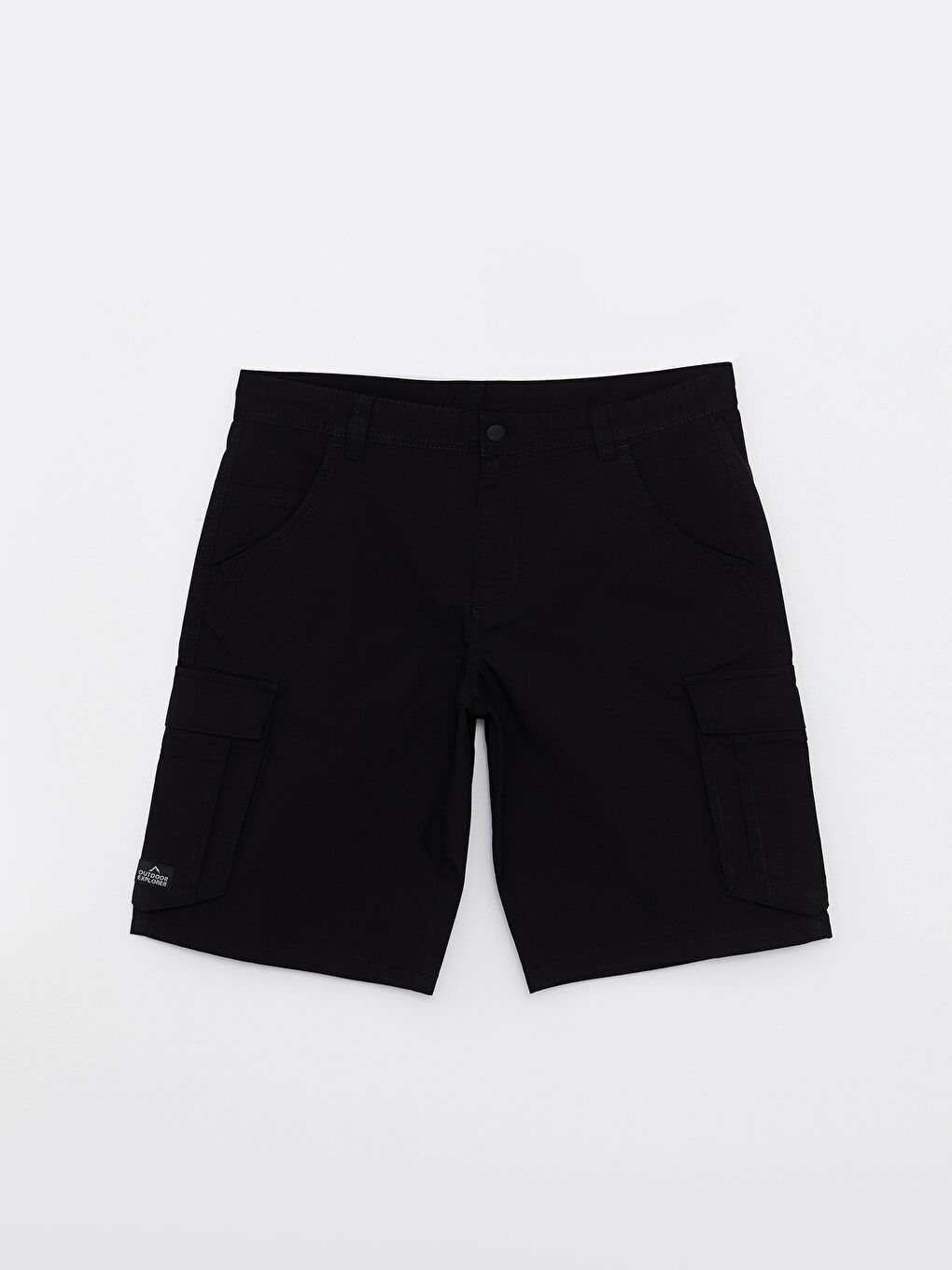 LCW OUTDOOR Siyah Standart Kalıp Erkek Kargo Şort - 5