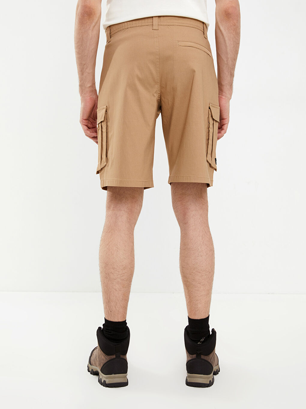 LCW OUTDOOR Bej Standart Kalıp Erkek Kargo Şort - 5