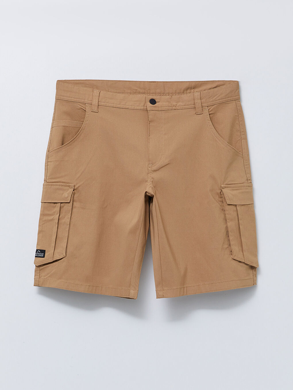 LCW OUTDOOR Bej Standart Kalıp Erkek Kargo Şort - 6