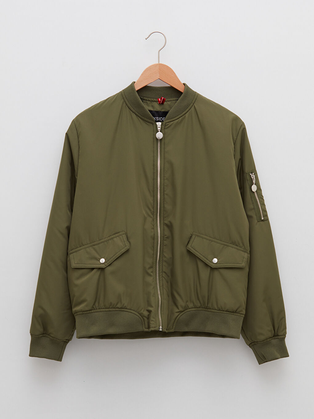 Hochschulkragen Schlichter Langarmmantel für Damen-6