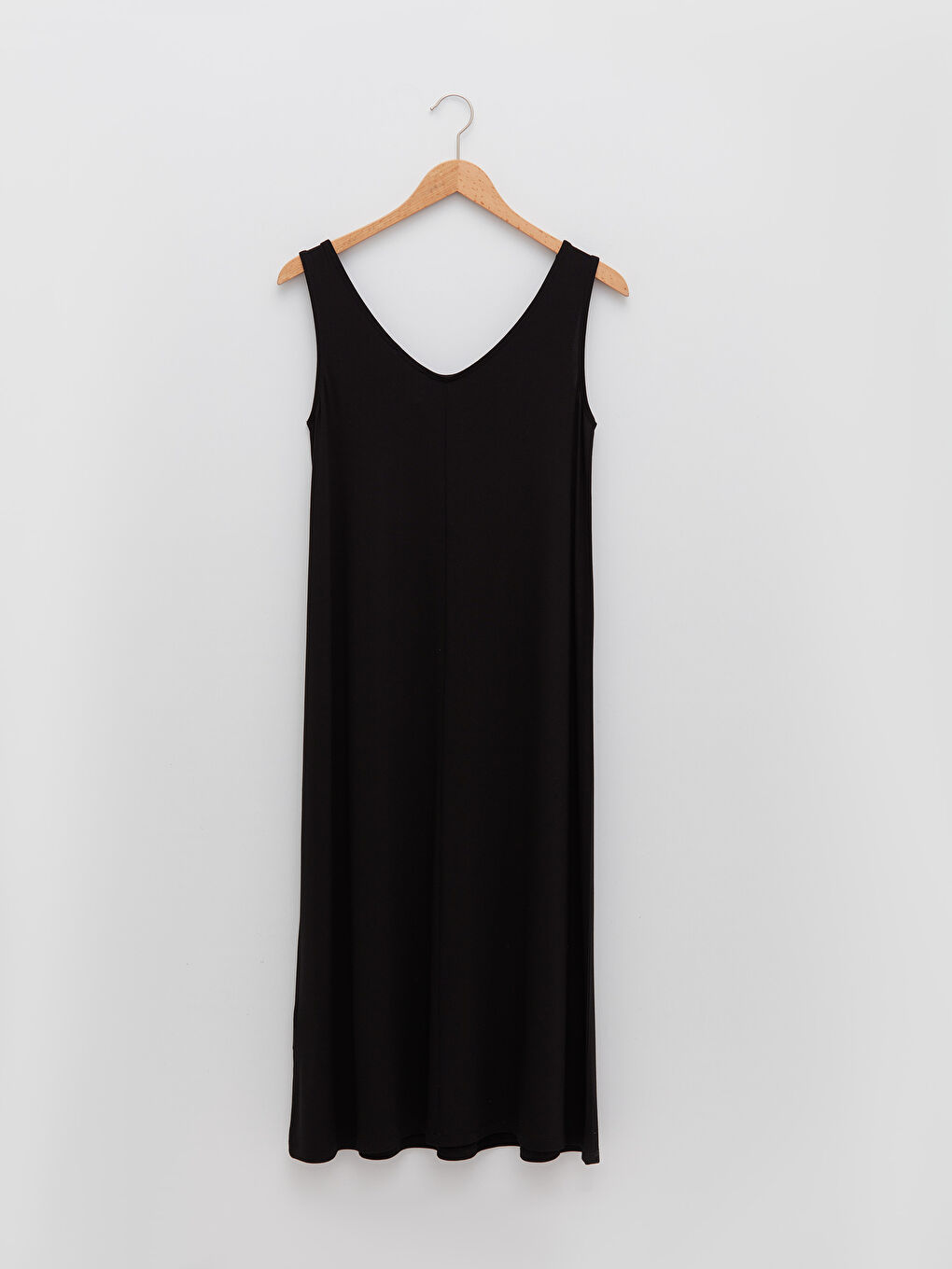 Rochie Dreaptă Fără Mâneci cu Decolteu în V pentru Femei-6