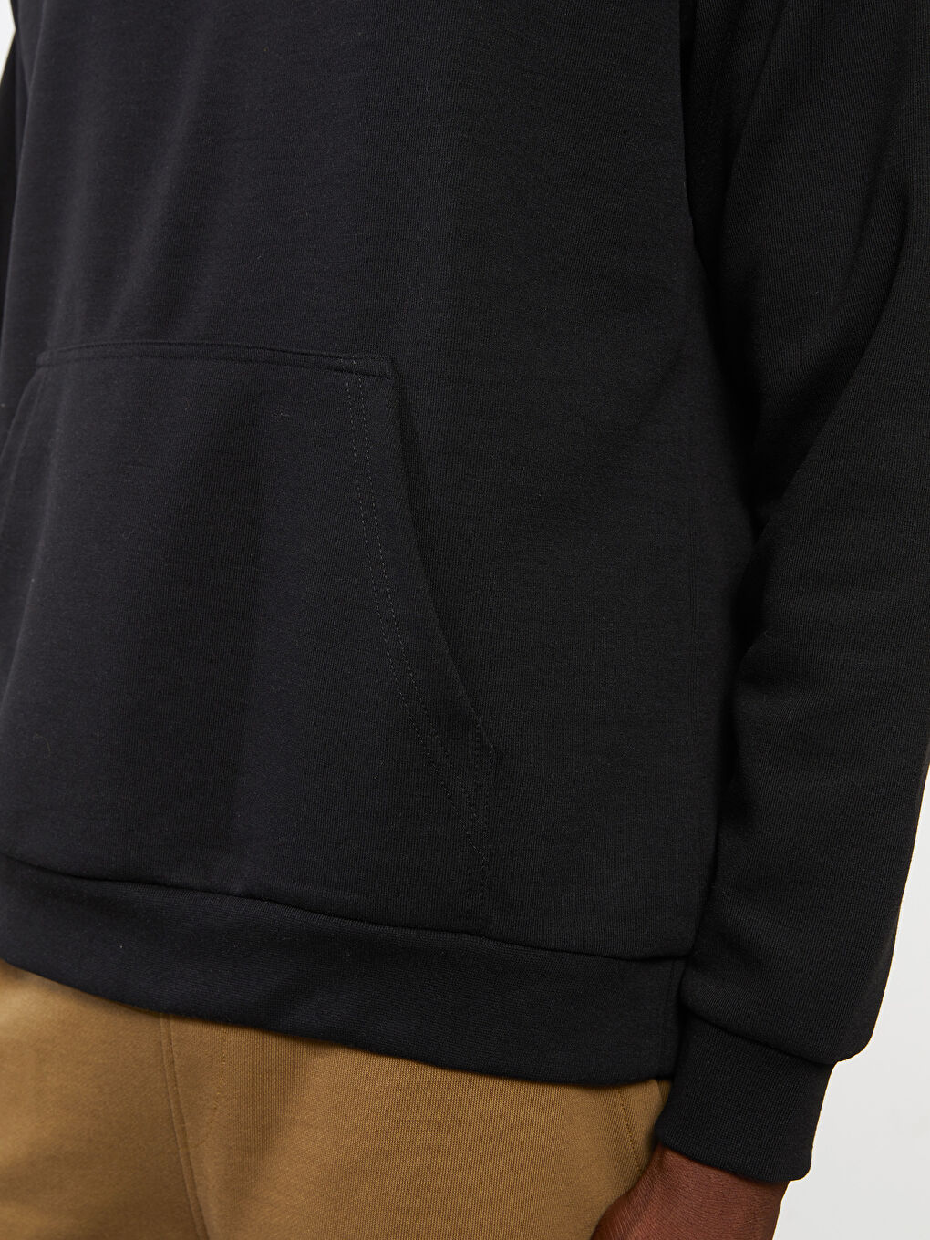 LCW OUTDOOR Siyah Uzun Kollu Erkek Hoodie - 3