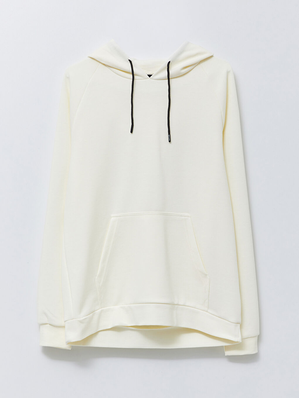 Ekru Uzun Kollu Erkek Hoodie-5