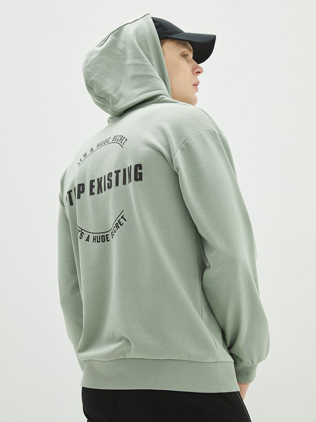 Long Sleeve Printed Men's Hoodie