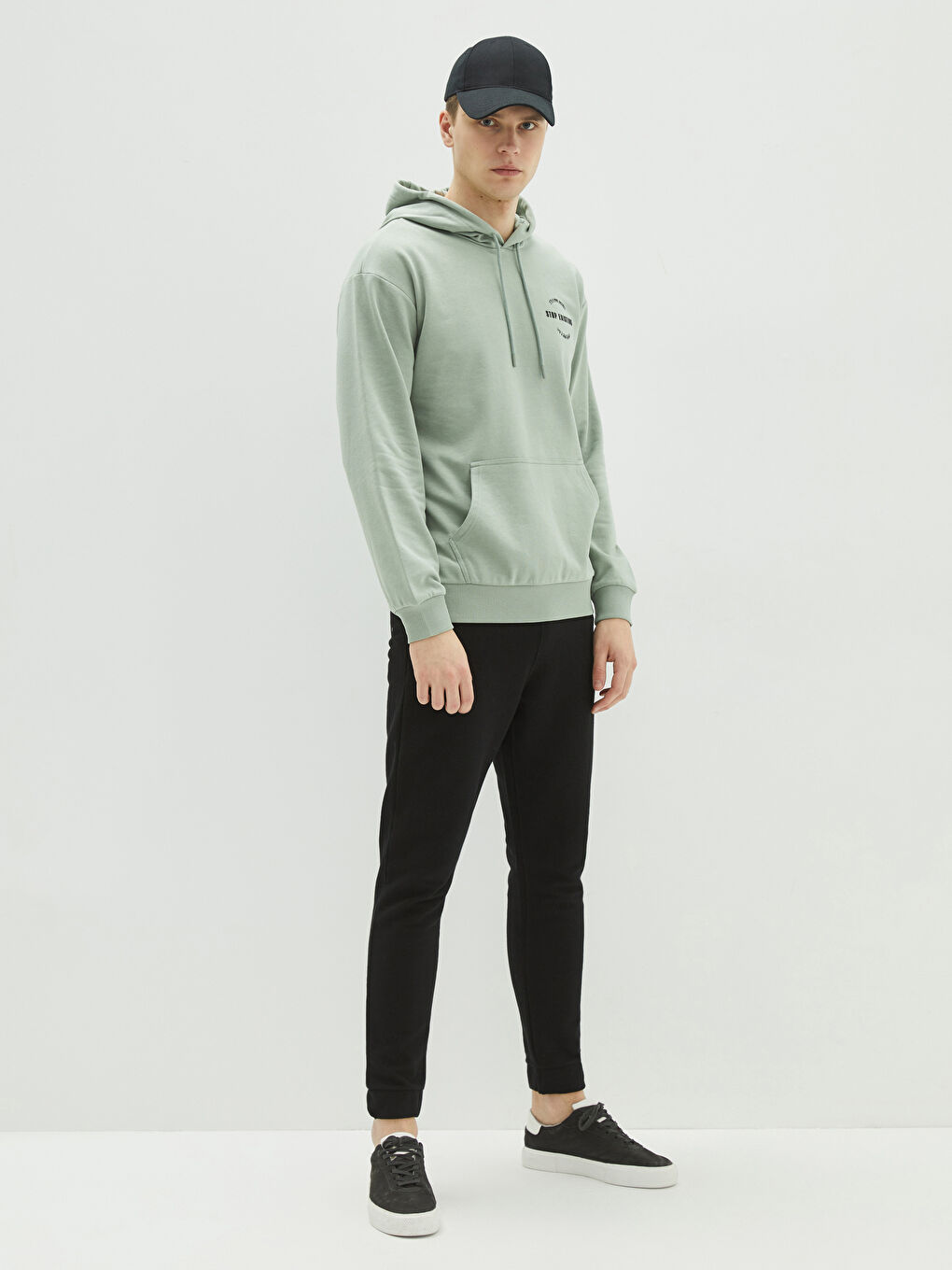 Long Sleeve Printed Men's Hoodie-2