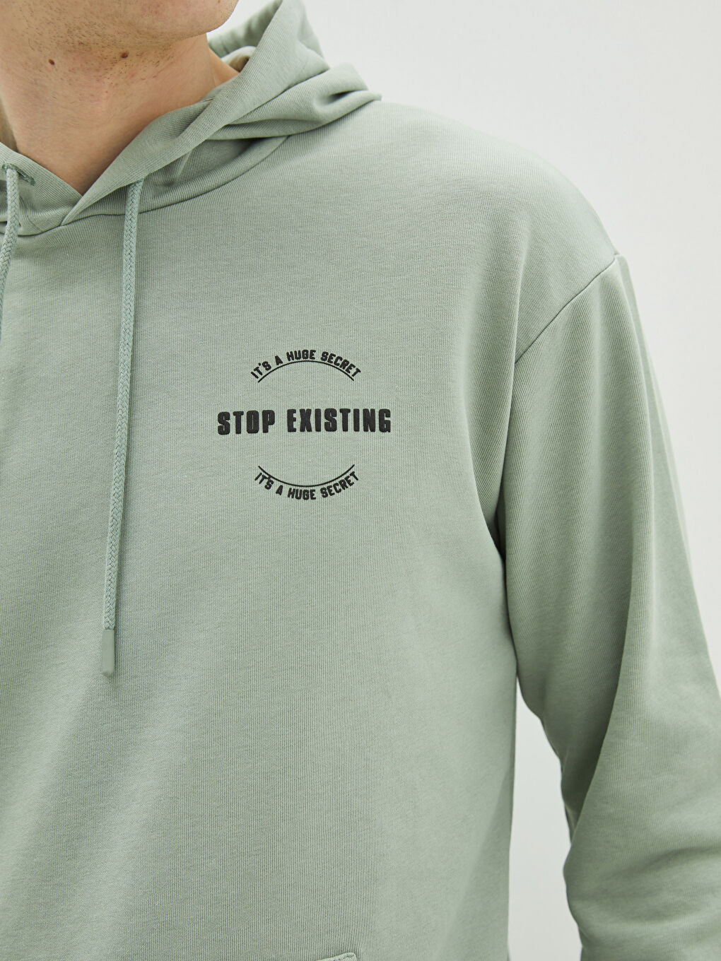 Long Sleeve Printed Men's Hoodie-3