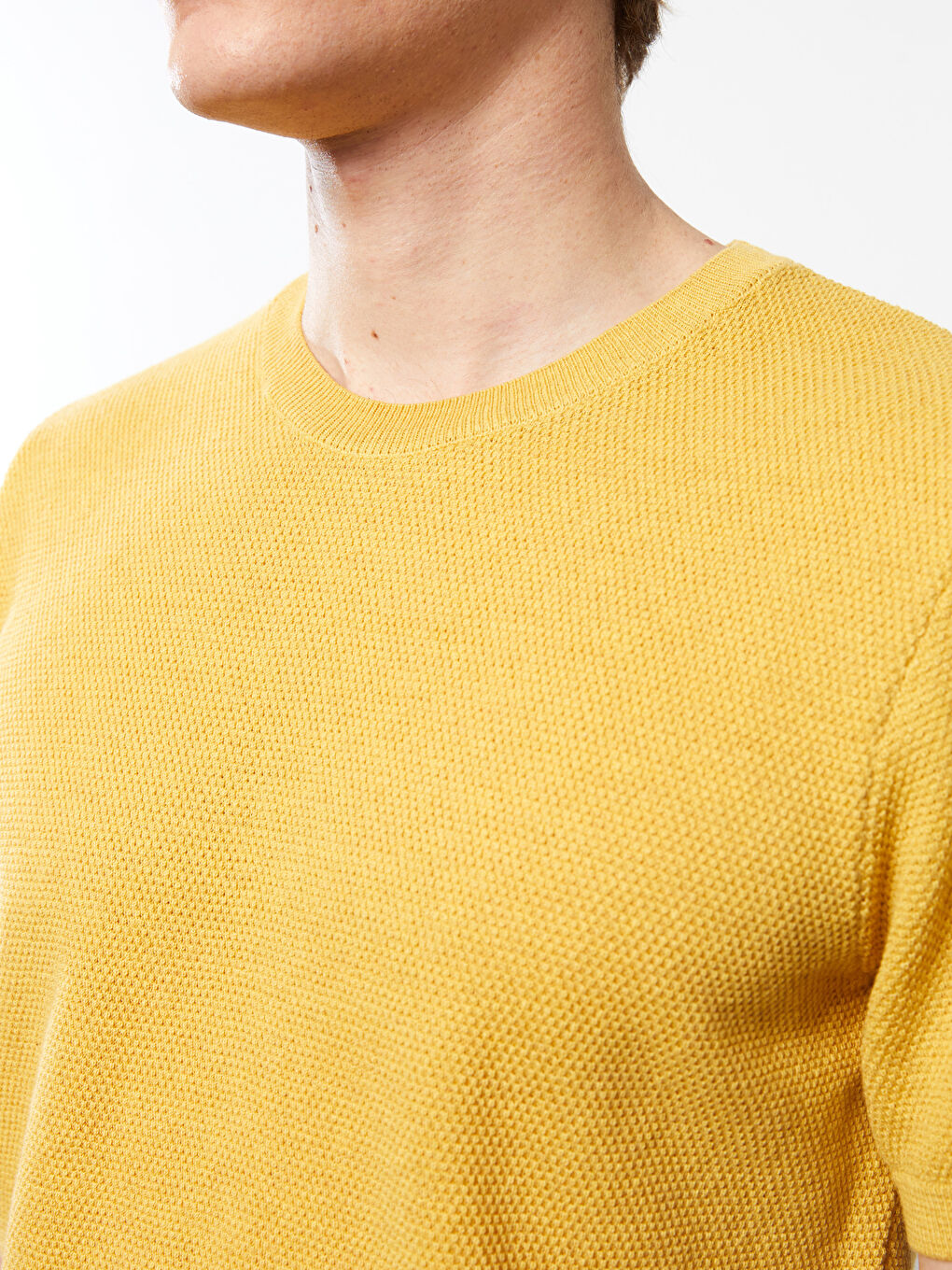 LC Waikiki Crew Neck Short Sleeve Men's Knitwear Sweater -S2BY73Z8-LXL