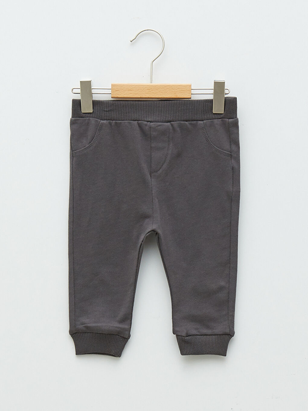 Sarı Beli Lastikli Basic Pamuklu Erkek Bebek Pantolon 2'li-2