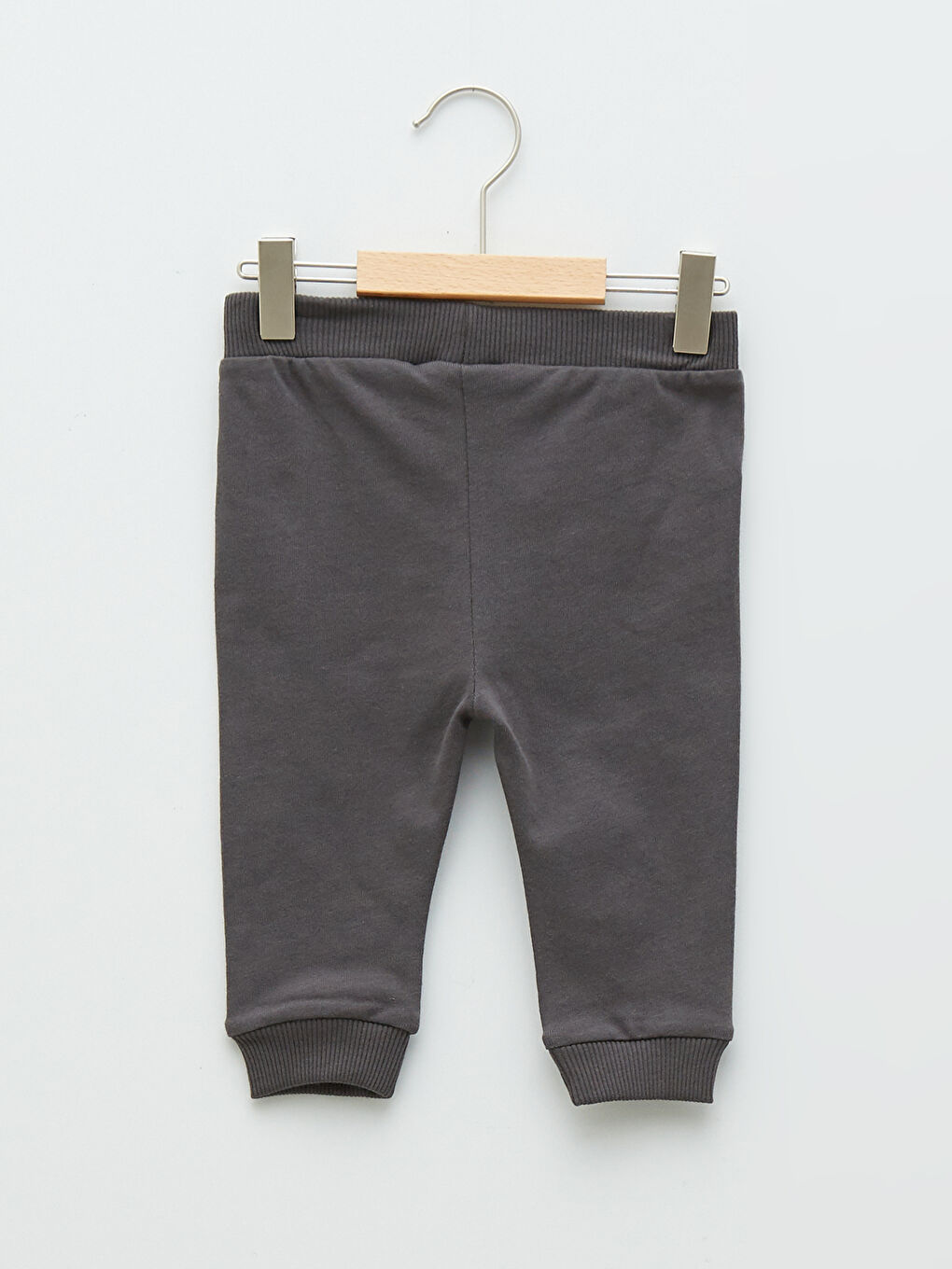 Sarı Beli Lastikli Basic Pamuklu Erkek Bebek Pantolon 2'li-4