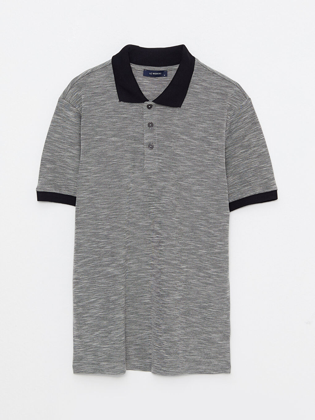 تيشيرت ياقة بولو كم قصير للرجال-5