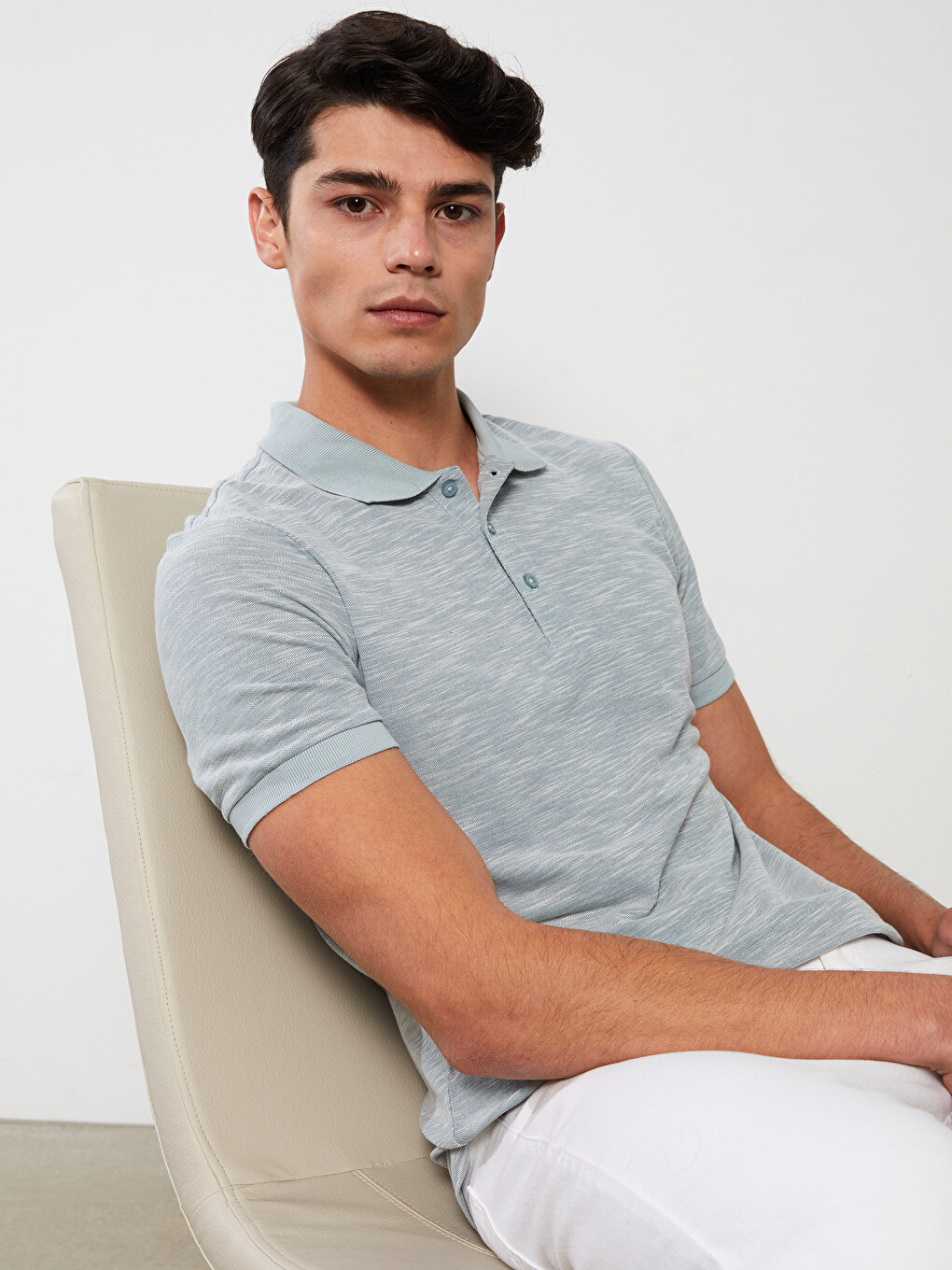 T-shirt Homme Col Polo Manches Courtes