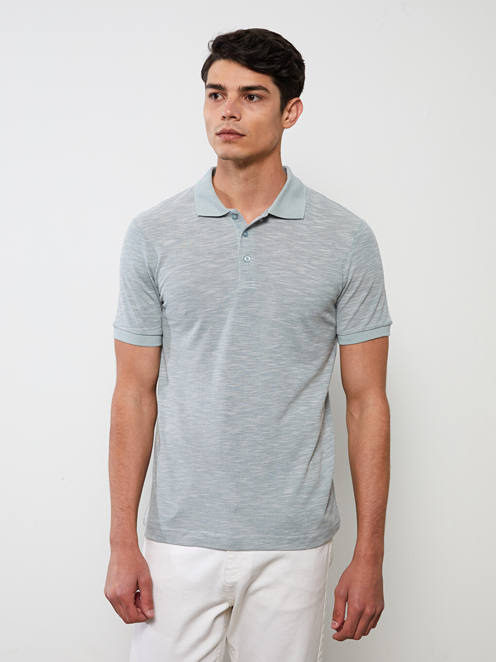 T-shirt Homme Col Polo Manches Courtes-1