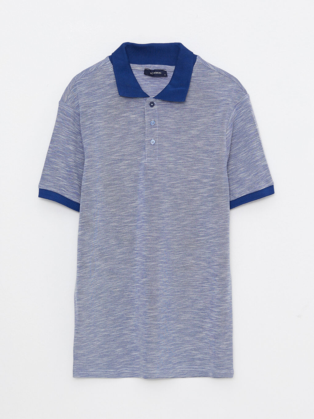 Polo Neck Short Sleeve Men's T-Shirt-4