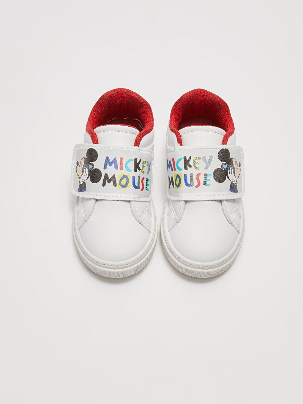Baskets Licenciées Mickey Mouse à Fermeture Velcro pour Garçon Bébé-2