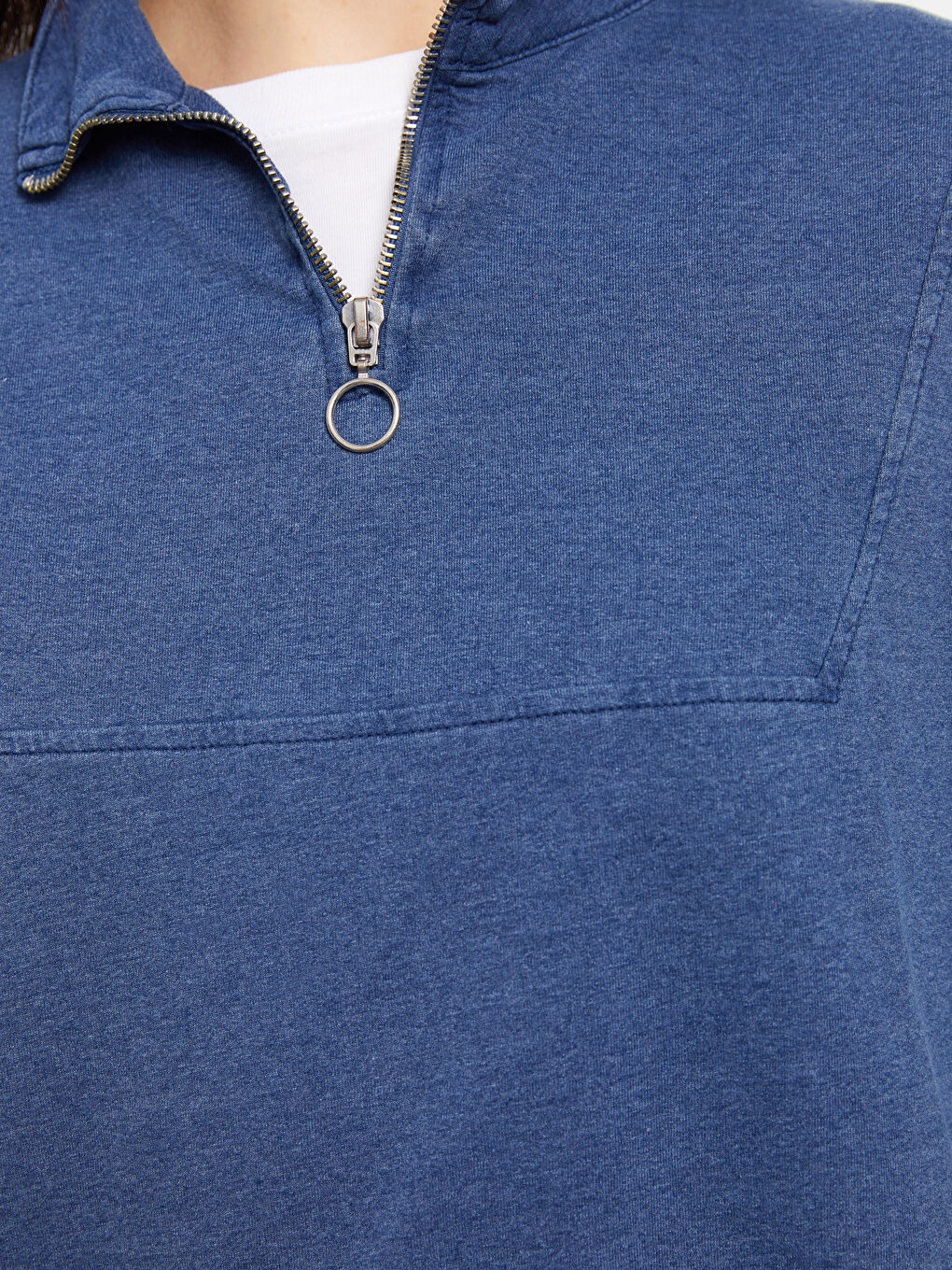 Hanorac cu Guler Înalt și Mânecă Lungă pentru Femei-3