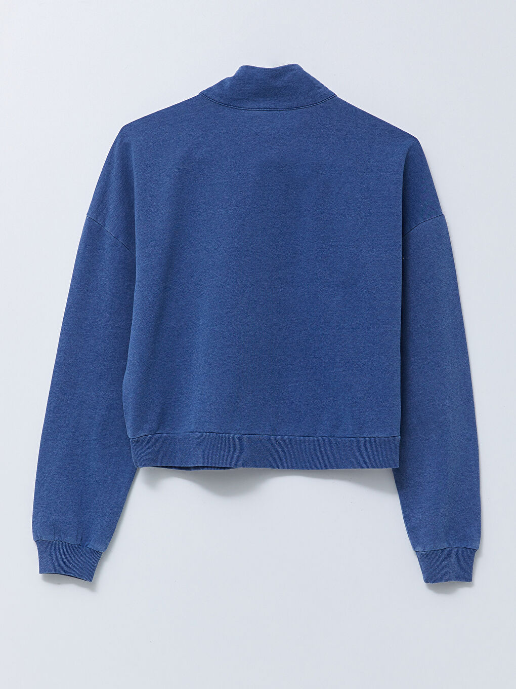 Hanorac cu Guler Înalt și Mânecă Lungă pentru Femei-6