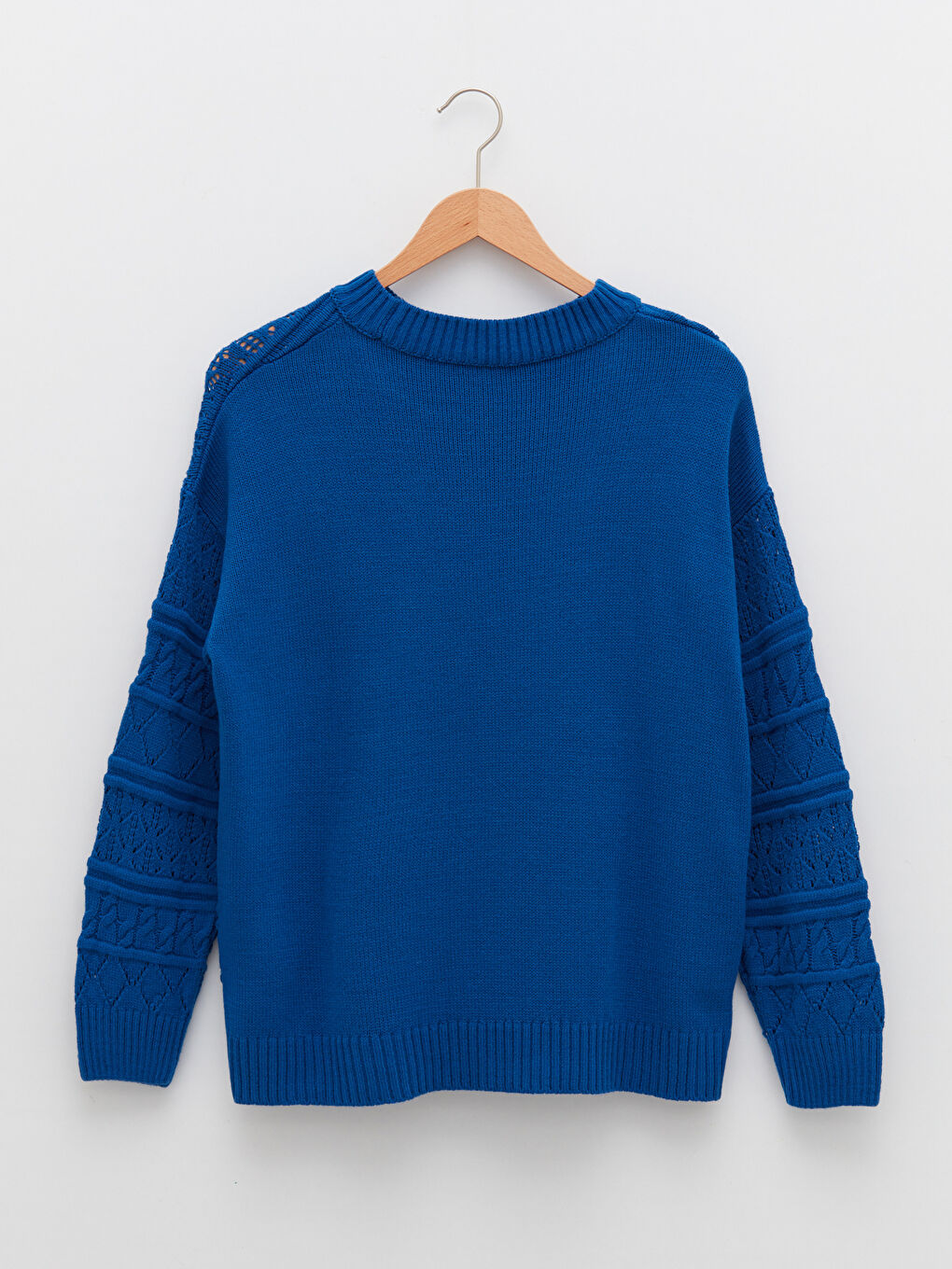 Mavi Bisiklet Yaka Ajurlu Uzun Kollu Kadın Triko Kazak-6