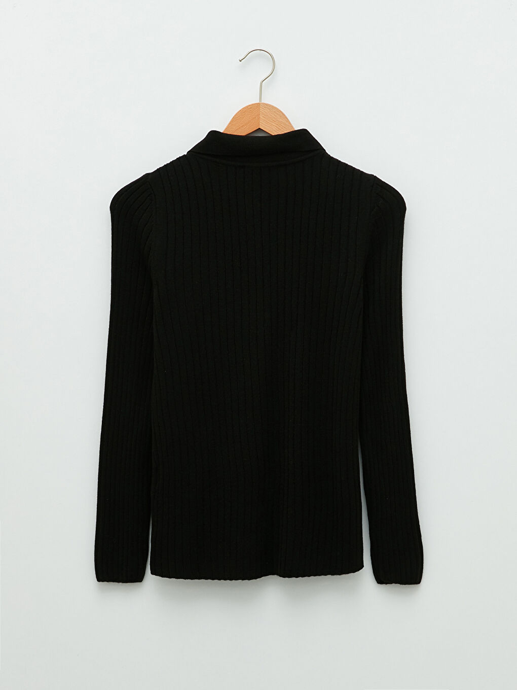 Polo Neck Women's Knitwear Sweater-6